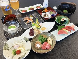 クラフトゆずビールで乾杯！ゆず香るマグロ会席を体験のイメージ